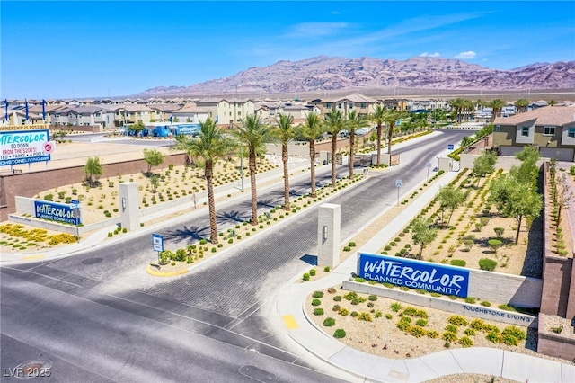 6819 Citron Mist Ct, North Las Vegas, NV 89086 - aerial perspective of suburban area with a mountainous background