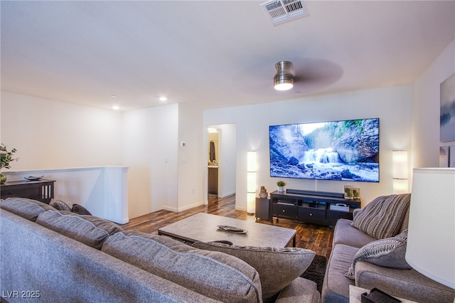 6819 Citron Mist Ct, North Las Vegas, NV 89086 - living area featuring wood finished floors and recessed lighting