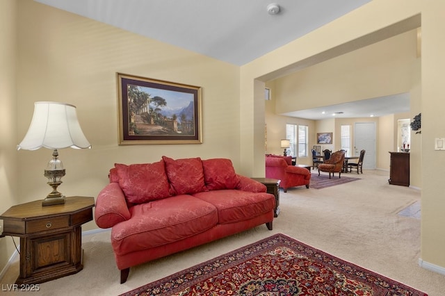 2033 Summer Spruce Pl Unit 102, Las Vegas, NV 89134 - living room with carpet flooring and baseboards