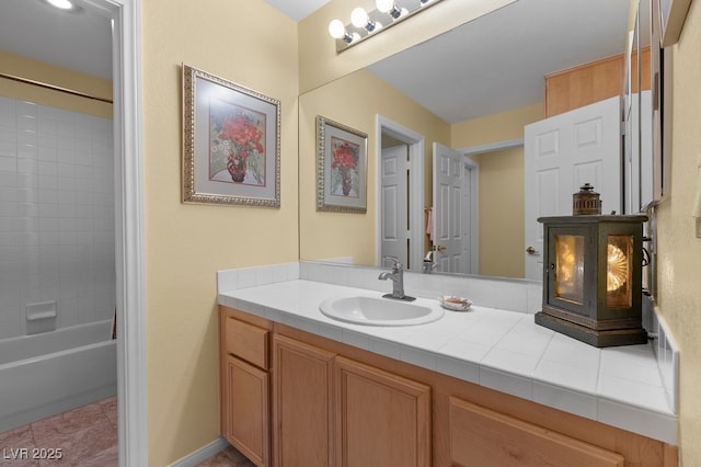 2033 Summer Spruce Pl Unit 102, Las Vegas, NV 89134 - full bathroom with vanity and bathtub / shower combination