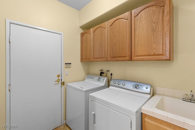 2033 Summer Spruce Pl Unit 102, Las Vegas, NV 89134 - laundry room featuring cabinet space and washing machine and dryer