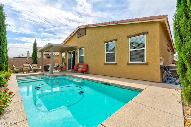 5854 Olivine Falls Ave, Las Vegas, NV 89130 - view of swimming pool featuring a patio area