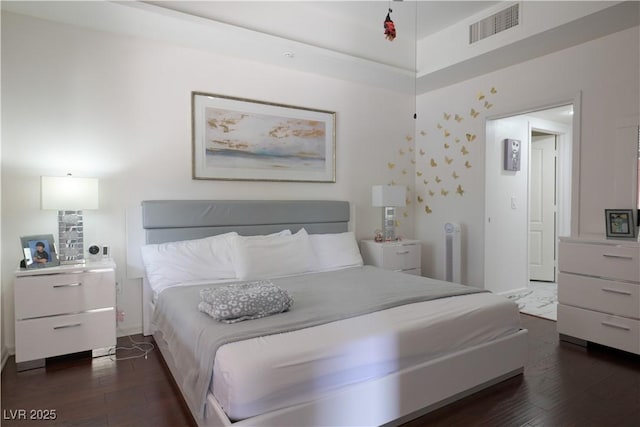 35 E Agate Ave Unit 208, Las Vegas, NV 89123 - bedroom with dark wood-style floors
