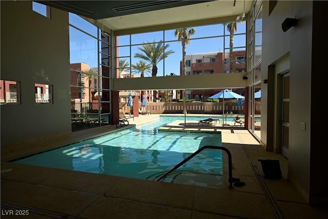 35 E Agate Ave Unit 208, Las Vegas, NV 89123 - community pool with a patio area