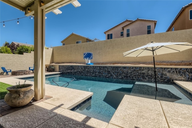 7761 Sagamore Bay Ct, Las Vegas, NV 89179 - view of pool featuring a fenced backyard and a patio area
