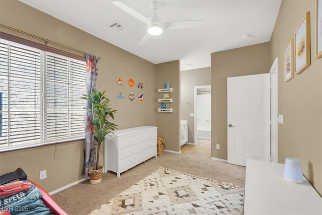 9869 Lime Tree St, Las Vegas, NV 89178 - carpeted bedroom with baseboards and ceiling fan