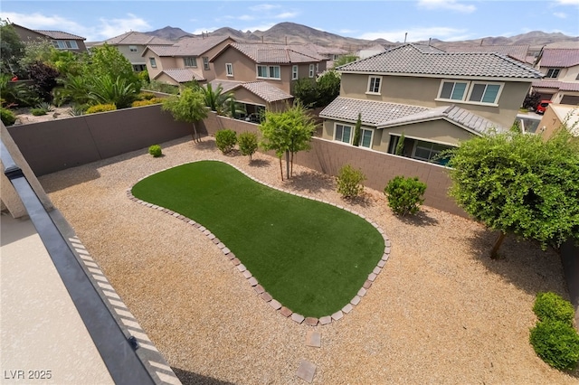 2575 Hazelburn Ave, Henderson, NV 89044 - view of yard with a residential view and a mountain view