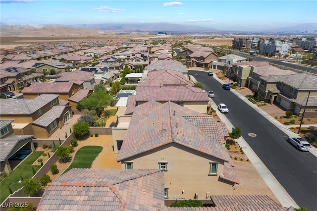 2575 Hazelburn Ave, Henderson, NV 89044 - aerial perspective of suburban area with a mountainous background