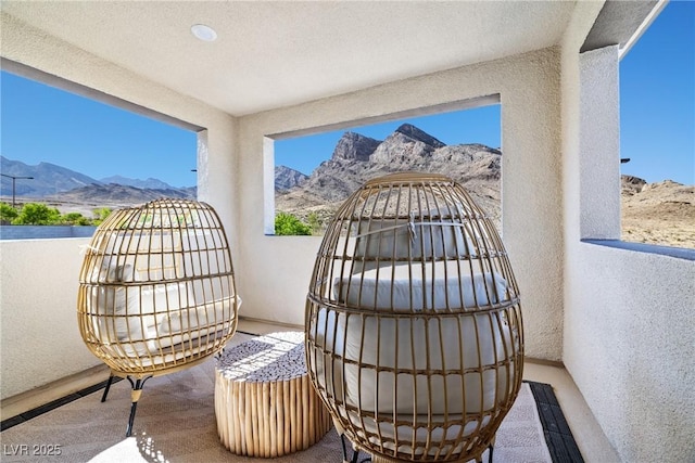 11652 Desert Hollow Ave, Las Vegas, NV 89138 - detailed view of a mountainous background and stucco siding