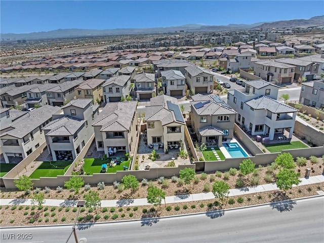 11652 Desert Hollow Ave, Las Vegas, NV 89138 - aerial perspective of suburban area with a mountainous background