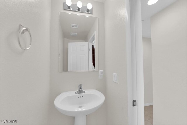 367 Wilford Springs St, Henderson, NV 89014 - bathroom with tile patterned flooring and a sink