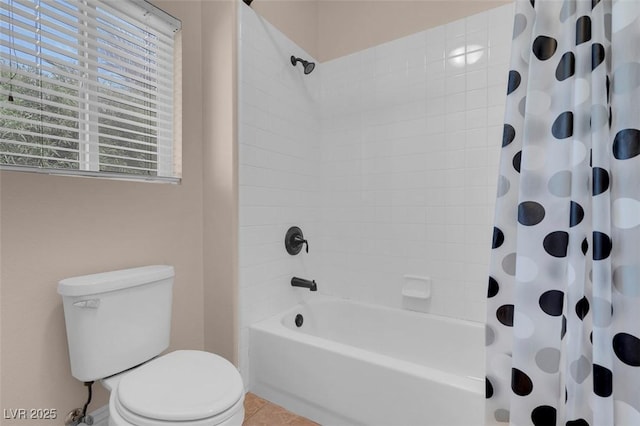 1312 Fragrant Spruce Ave, Las Vegas, NV 89123 - full bath with shower / tub combo, toilet, and tile patterned flooring