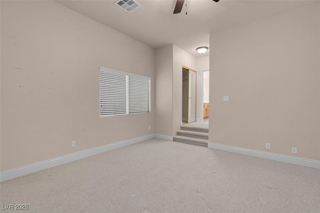 1312 Fragrant Spruce Ave, Las Vegas, NV 89123 - spare room featuring ceiling fan, carpet, and baseboards
