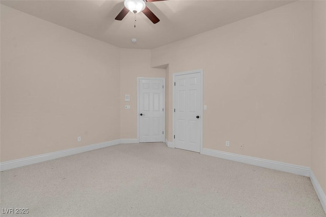 1312 Fragrant Spruce Ave, Las Vegas, NV 89123 - unfurnished room featuring light carpet, a ceiling fan, and baseboards