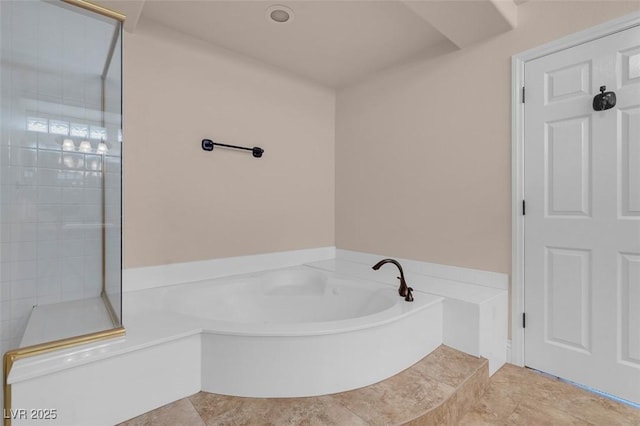 1312 Fragrant Spruce Ave, Las Vegas, NV 89123 - bathroom featuring a bath and a tile shower