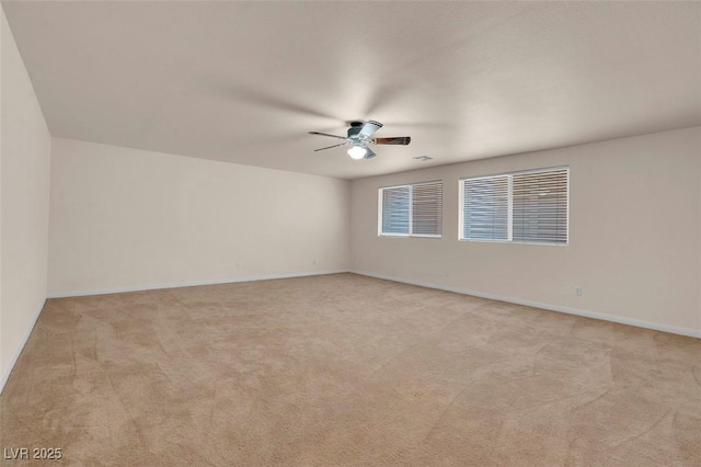 1312 Fragrant Spruce Ave, Las Vegas, NV 89123 - spare room with ceiling fan, light carpet, and baseboards