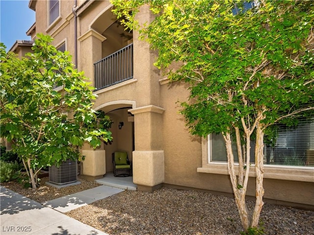 4563 Townwall St, Las Vegas, NV 89115 - view of property featuring central AC