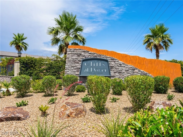 4563 Townwall St, Las Vegas, NV 89115 - view of community sign