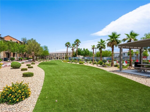 4563 Townwall St, Las Vegas, NV 89115 - view of yard