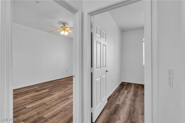 1300 S Arlington St Unit 120, Las Vegas, NV 89104 - corridor with wood finished floors and baseboards