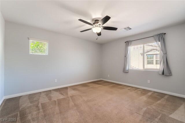 10917 Mount Pendleton St, Las Vegas, NV 89179 - empty room with carpet floors, baseboards, and a ceiling fan