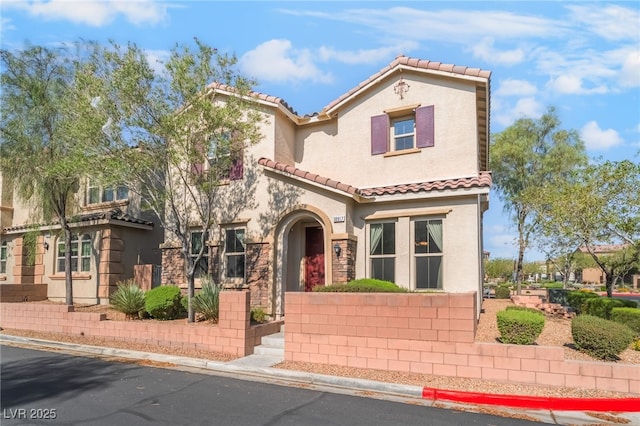 10917 Mount Pendleton St, Las Vegas, NV 89179 - mediterranean / spanish home featuring stucco siding and a tiled roof