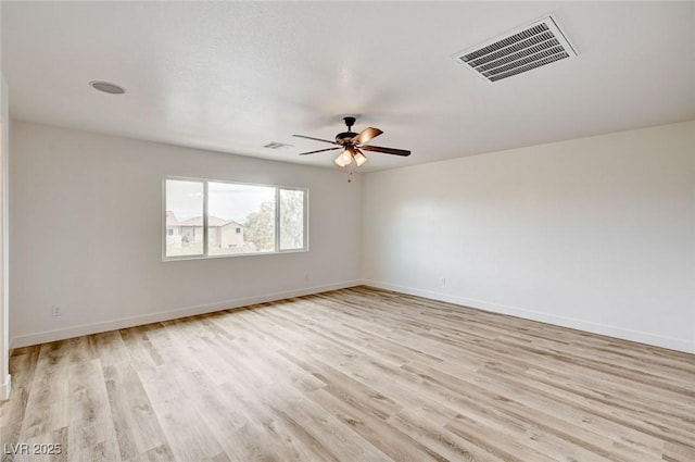 7372 S Palo Real Ct, Las Vegas, NV 89179 - empty room featuring light wood-type flooring and ceiling fan