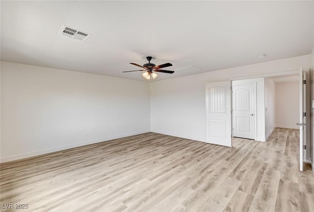 7372 S Palo Real Ct, Las Vegas, NV 89179 - unfurnished room featuring light wood finished floors and a ceiling fan