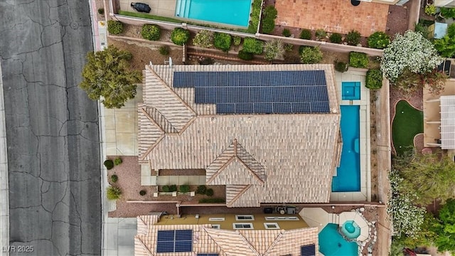 10680 Sapphire Vista Ave, Las Vegas, NV 89144 - drone / aerial view of a pool area