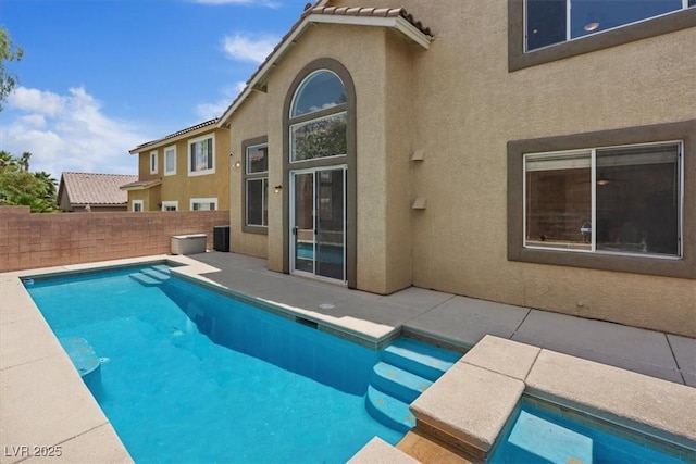 10680 Sapphire Vista Ave, Las Vegas, NV 89144 - view of pool featuring a patio area and central air condition unit