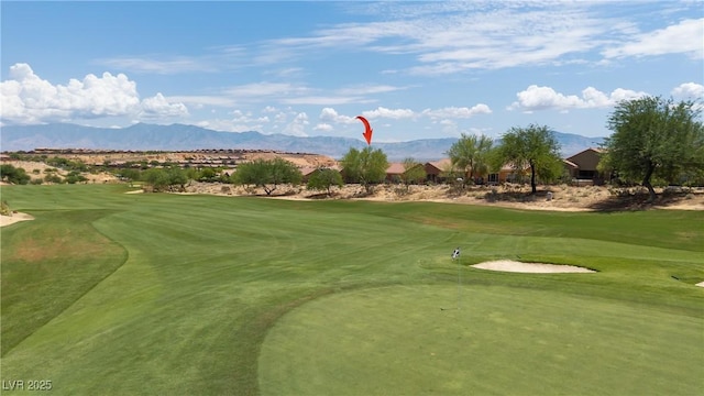 1407 Wheelwright Ct, Mesquite, NV 89034 - view of community with golf course view and a mountain view