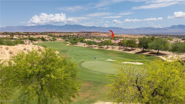 1407 Wheelwright Ct, Mesquite, NV 89034 - surrounding community with view of golf course and a mountain view