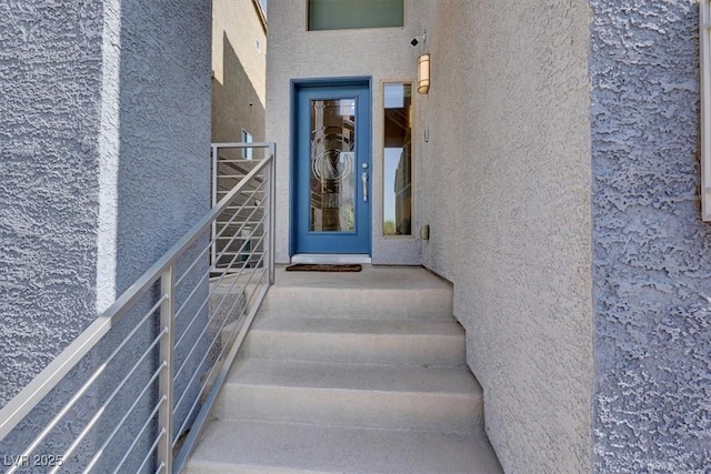 8060 Haywood Estate Ave, Las Vegas, NV 89113 - entrance to property featuring stucco siding
