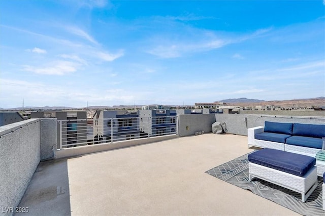 8060 Haywood Estate Ave, Las Vegas, NV 89113 - view of patio with a mountain view