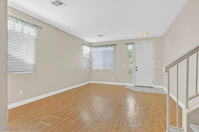 927 Clear Diamond Ave, Las Vegas, NV 89123 - foyer entrance with light wood-type flooring and baseboards