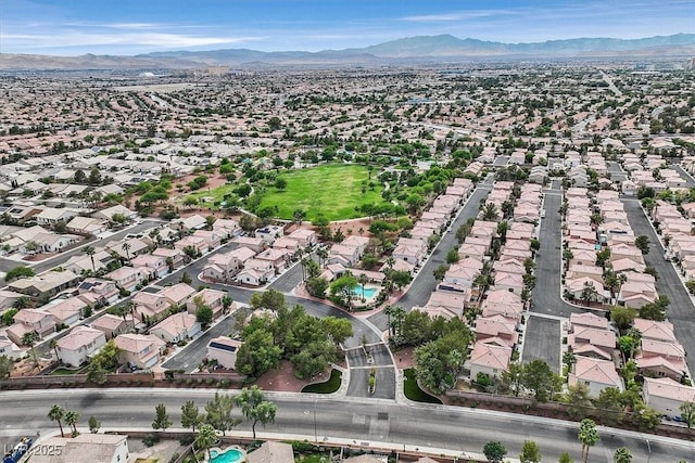 927 Clear Diamond Ave, Las Vegas, NV 89123 - aerial view of property's location featuring nearby suburban area and a mountainous background
