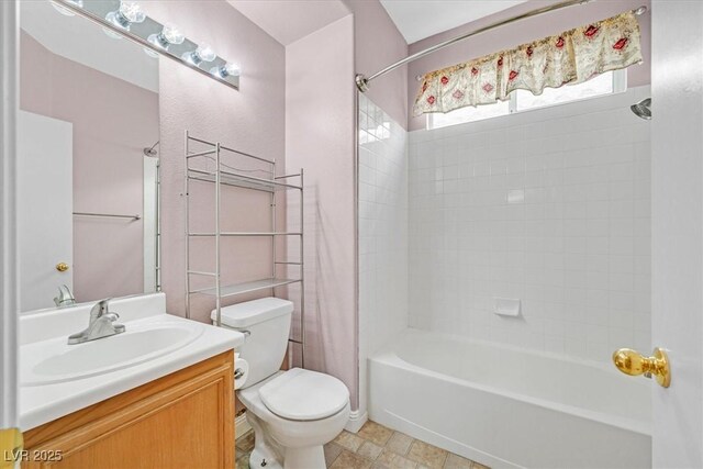 927 Clear Diamond Ave, Las Vegas, NV 89123 - full bathroom with toilet, shower / bath combo, and vanity