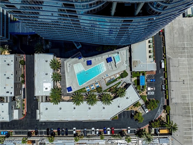 4575 Dean Martin Dr Unit 304, Las Vegas, NV 89103 - bird's eye view of a pool