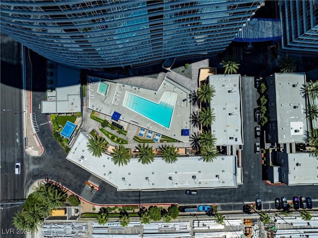 4575 Dean Martin Dr Unit 304, Las Vegas, NV 89103 - bird's eye view of a pool area