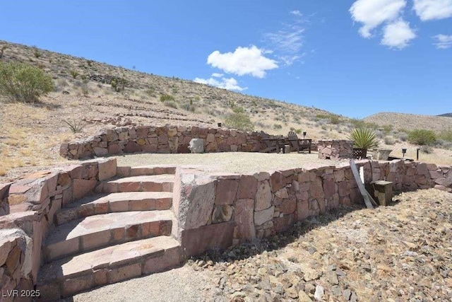 275 Vegas Dr, Goodsprings, NV 89019 - view of yard featuring a mountain view