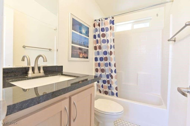 275 Vegas Dr, Goodsprings, NV 89019 - full bathroom with vanity, toilet, and shower / tub combo