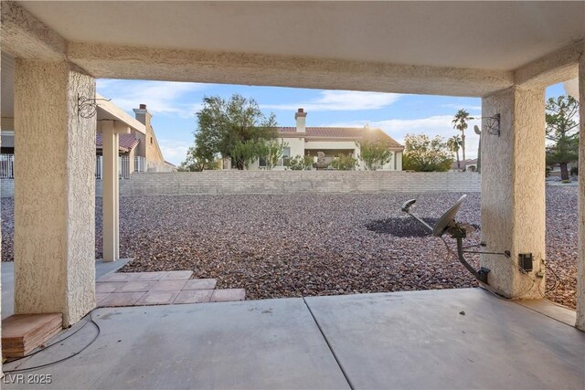 9105 Marble Dr, Las Vegas, NV 89134 - fenced backyard featuring a patio area