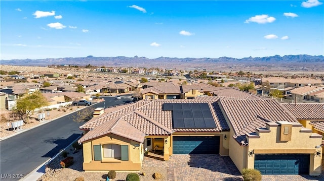 2225 Chandler Ranch Pl, Laughlin, NV 89029 - aerial perspective of suburban area featuring a mountain backdrop