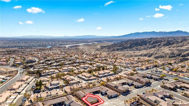 2225 Chandler Ranch Pl, Laughlin, NV 89029 - aerial perspective of suburban area featuring mountains