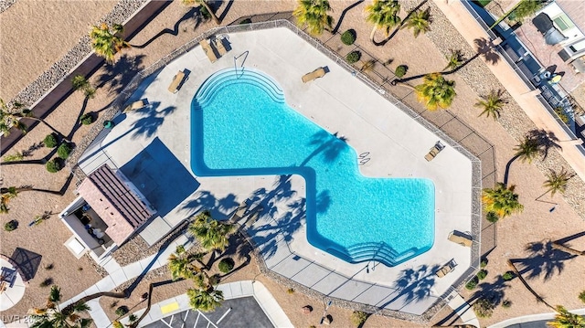 2225 Chandler Ranch Pl, Laughlin, NV 89029 - drone / aerial view of a pool area