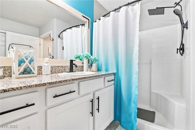 2225 Chandler Ranch Pl, Laughlin, NV 89029 - bathroom featuring vanity and a shower with curtain