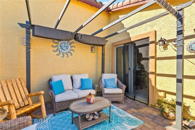 2225 Chandler Ranch Pl, Laughlin, NV 89029 - view of patio with a pergola
