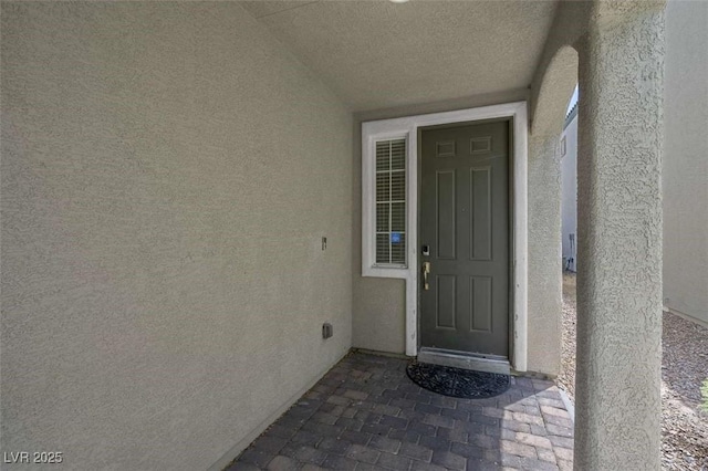 9840 Chief Sky St, Las Vegas, NV 89178 - entrance to property with stucco siding