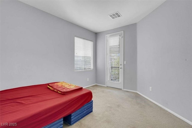 9840 Chief Sky St, Las Vegas, NV 89178 - carpeted bedroom with baseboards, access to exterior, and billiards table