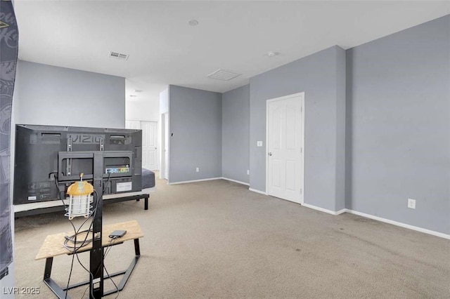 9840 Chief Sky St, Las Vegas, NV 89178 - carpeted living area featuring baseboards